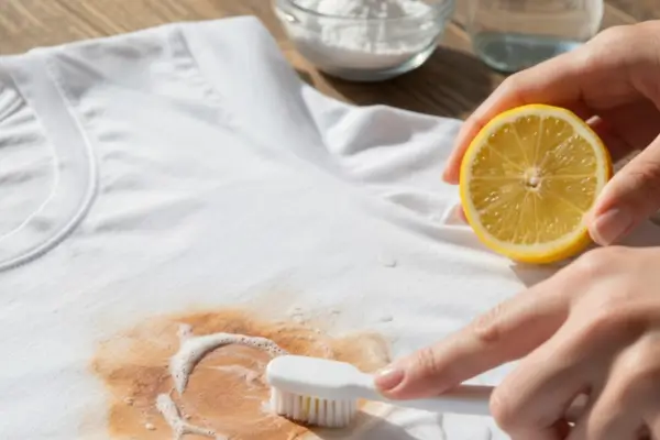 como tirar ferrugem de roupa