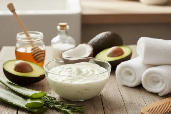 hidratação caseira para cabelo